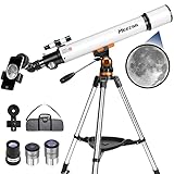 MEEZAA Telescopio Astronómico Profesional para Adultos Principiantes,70/700mm Telescopio...