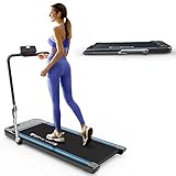 Cinta de Correr Caminar Plegable con Apoyabrazos y Control Remoto Controlables, Altavoz...