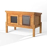 Caseta para Gatos con Ventana y autocalentamiento Completamente montada