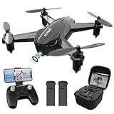 Drone con C¨¢mara 1080P HD Dron con Bolsa WiFi FPV Dos Bater¨ªas,Posicionamiento de...