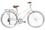 FabricBike Portobello - Bicicleta de Paseo Mujer, Bicicleta Urbana Vintage Retro,...
