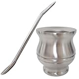 Gaucho Bruno – Juego con Mate y Bombilla de Acero Inoxidable| Fácil de Limpiar