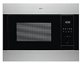 AEG MSB2548C-M Microondas Integrable con Grill de 1100 W, Display LED táctil, Luz...