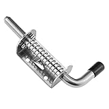 Prmape Pestillo de Muelle 304 Acero Inoxidable, Bloqueo de Barril de Resorte 128mm,...