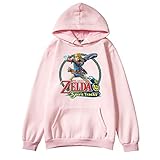 GIFZAA The Legend of Zelda Sudadera con Capucha Deportes Suelta Manga Larga De Dibujos...