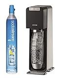 SodaStream Power automático Sparkling Agua Eléctrica, color negro