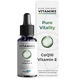 Pure Organic Vitamins Gotas Líquidas de Coenzima Q10 con Vitamina E - Suplemento...