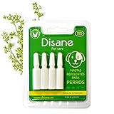 DISANE Pipetas Antiparasitarias para Perros 100% Naturales | 4 Uds | 4 Meses de...