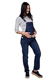 Wash Clothing Company Peto de Premamá - Azul Oscuro Peto Vaquero de Embarazo Peto Mujer...
