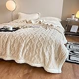 RESTAR Mantas Sofa/Cama, Mantas Polar de Sherpa Multiuso con Microfibra Extra Suave y...