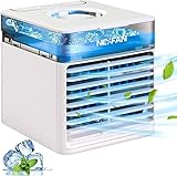 Aire Acondicionado De Hielo, Recargable Enfriador De Aire Portatil, Cree Su Zona De...
