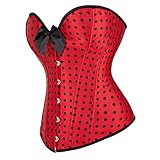 minjiSF Corsets de vendaje para mujer, moldeador de cintura, rojo, L