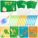 MarckersHome Bolígrafo Tinta Invisible con Luz UV y Libreta Dinosaurio Packx16 Detalles...
