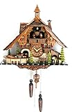 CLOCKVILLA HETTICH UHREN Cuco Reloj en la Selva Negra casa de la Selva Negra Cuarzo...
