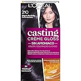 L'Oreal Paris Casting Crème Gloss, Crema Colorante sin Amoniaco, Negro Azulado 21