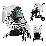 Protector Lluvia Universal Silla Paseo, audero Burbuja Plastico de Lluvia y Viento con...