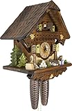 Cuckoo-Palace Reloj cucú días de Movimiento 8 Estilo Chalet 34cm