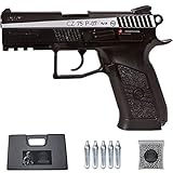 Ecommur. CZ 75 P-07 Duotone Blowback | Pistola de perdigones (Bolas BB's de Acero) de Aire...