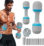 VAZILLIO Mancuerna de Neopreno, Peso Ajustable para Hombres/Mujer Gimnasio y...