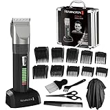 Remington Máquina de Cortar Pelo Genius, Cortapelos con Cable e Inalámbrico, Cuchillas...