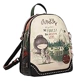 Anekke - Mochila de Mujer - Bolso Grande - Bolsa de Viaje Polipiel con Agarradera, Asas,...