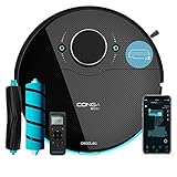 Cecotec Robot Aspirador y Friegasuelos Conga 8090 Ultra T. Tecnología láser, friega,...