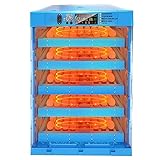 QERFSD 5 Capas 320 Huevos Incubadora Nacedora Digital Inteligente Nacedora Aves Corral con...