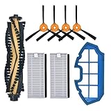 Robot Aspirador Consumibles de Repuesto Filtro HEPA Cepillo Lateral Central, Compatible...