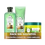 Herbal Essences Sin sulfatos ni Siliconas Paquete Champú + Acondicionador + Mascarilla...
