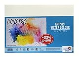 Brustro Artists Watercolour Paper, A5 Size, 25% Cotton, CP, 300 GSM, 18 + 6 Sheets Free...