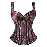 Montecarduo Corsé De Mujer - Fashion Corset Vest Sexy Strap Lace Up Corsets and Bustiers...