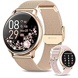 RUXINGX Smartwatch Mujer Llamadas Bluetooth 5.1/Marcación, Reloj Inteligente 1.32' con...