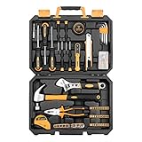 DEKO Juego de herramientas para reparaciones en el hogar de 100 piezas, kit de...