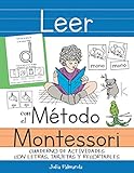 Leer con el Método Montessori: Cuaderno de actividades con letras, tarjetas y recortables...90
