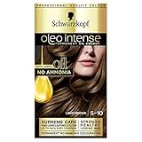 Schwarzkopf Oleo Tinte permanente intenso para el cabello, enriquecido con aceite, sin...