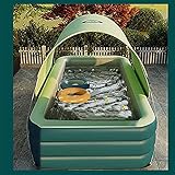 KKPLZZ Toboganes inflables para Piscina, tobogán acuático Familiar, Suministros para...