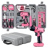 Hi-Spec Juego de Herramientas con Destornillador Electrico/Taladro de 8V. 57 piezas. Caja...