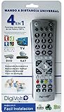 Digivolt Diggital World Mando Universal 4en1 Compatible con la mayoría de televisores y...