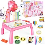 FORMIZON Mesa de Proyector de Dibujo para Niños, Tablero de Pintura Proyector, Escritorio...