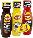 Prima Pack de Salsas Barbacoa Mostaza y Ketchup