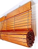 EB ESTORES BARATOS Persiana Alicantina Exterior/Persiana de Madera Exterior Enrollable....