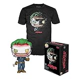 Funko- Set Figura Pop & tee DC Comics The Joker Exclusive M Muñecos acción, Multicolor...