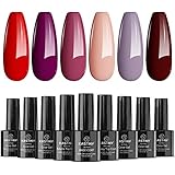 Kastiny Esmaltes Semipermanentes de Uñas en Gel UV LED, 6 Colores Pintauñas...90