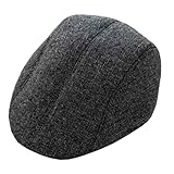 bresal. Boina de Invierno para Hombre. Boina Inglesa campera Plana. Gorra parpusa al...