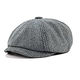 JAOAJ Gorras Planas Boina de Hombre Invierno,Gorra Newsboy Hombre Irlandesa Baker Boy...