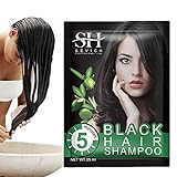 ChampÃº Tinte Capilar Negro | 10 tintes para el cabello para hombres y mujeres, color...