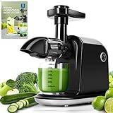 Aigostar Joyslow- Licuadora de prensado en frío, licuadora de frutas y verduras,...