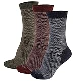 CALZITALY - Pack 3 Pares Calcetines Lana Merino, Calcetines Invernales, Calcetines...