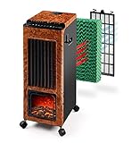 Climatizador Evaporativo Calefactor Ventilador Humidificador Portátil - Frío 80W - Calor...