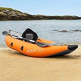 AQUATEC Kayak | Kayak Hinchable de 1 y 2 Plazas | Kayaks Hinchables de Paseo y Pesca para...